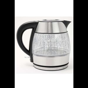 Temp-tations 1.2-L Electric Tea Kettle Woodland White